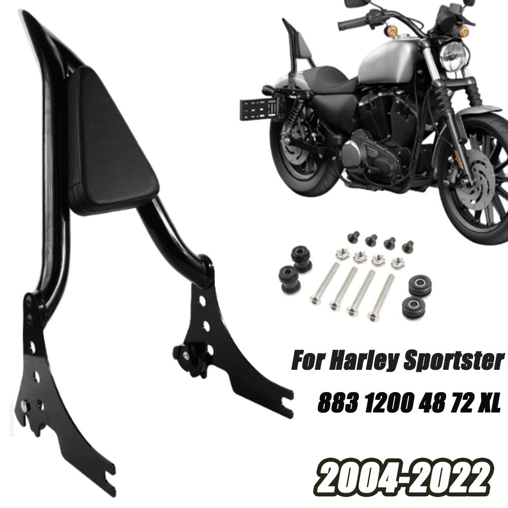 Removable Sissy bar passenger backrest suitable for 2004-2022 for Harley Sportster 883 1200- n
