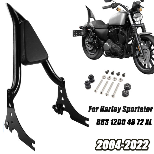 Removable Sissy bar passenger backrest suitable for 2004-2022 for Harley Sportster 883 1200- n