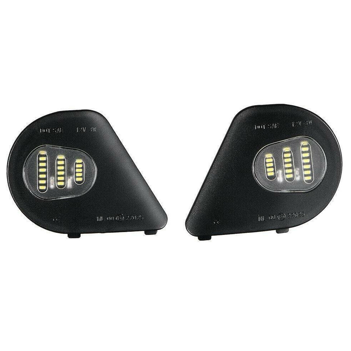1Pair L+R Side Mirror Puddle Lights for 10-19 for Dodge for Ram 1500 2500 3500 4500 5500