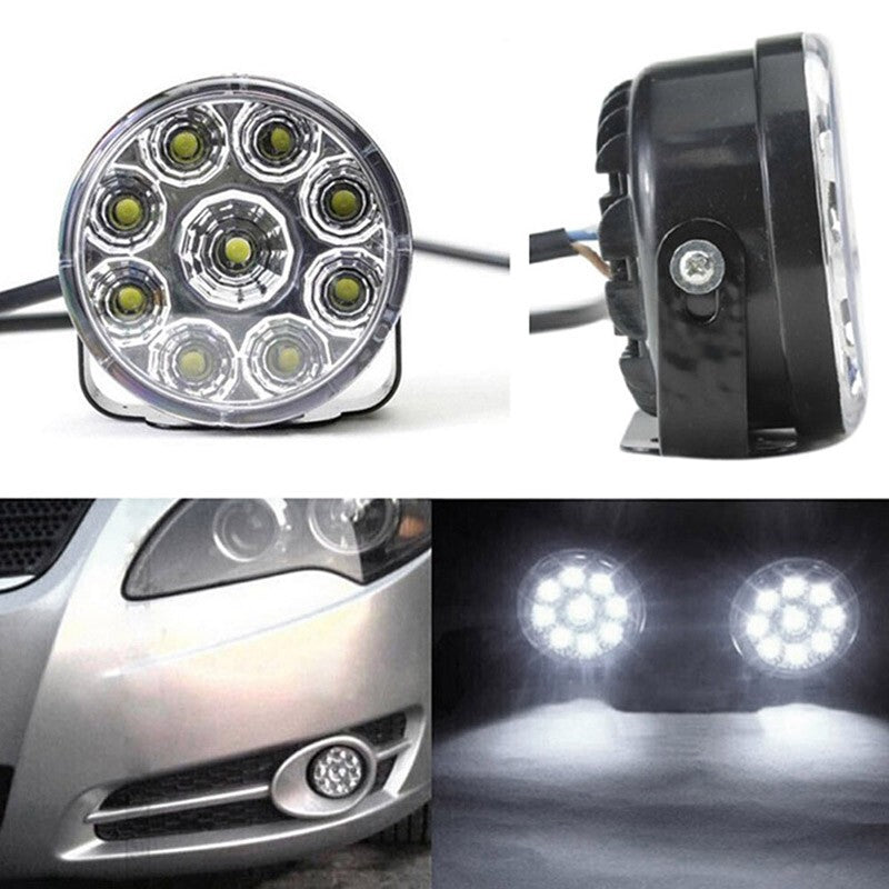 Bright LED Car Lights 2-Pack (2x Daytime Running Lights Fog Daytime Running Lights)