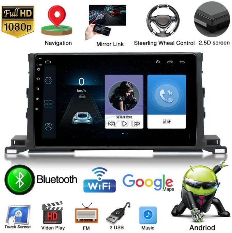 Radio GPS for Highlander 2015-2019, Stereo WIFI, BT DAB, Mirror Link, 10.1-inch - n