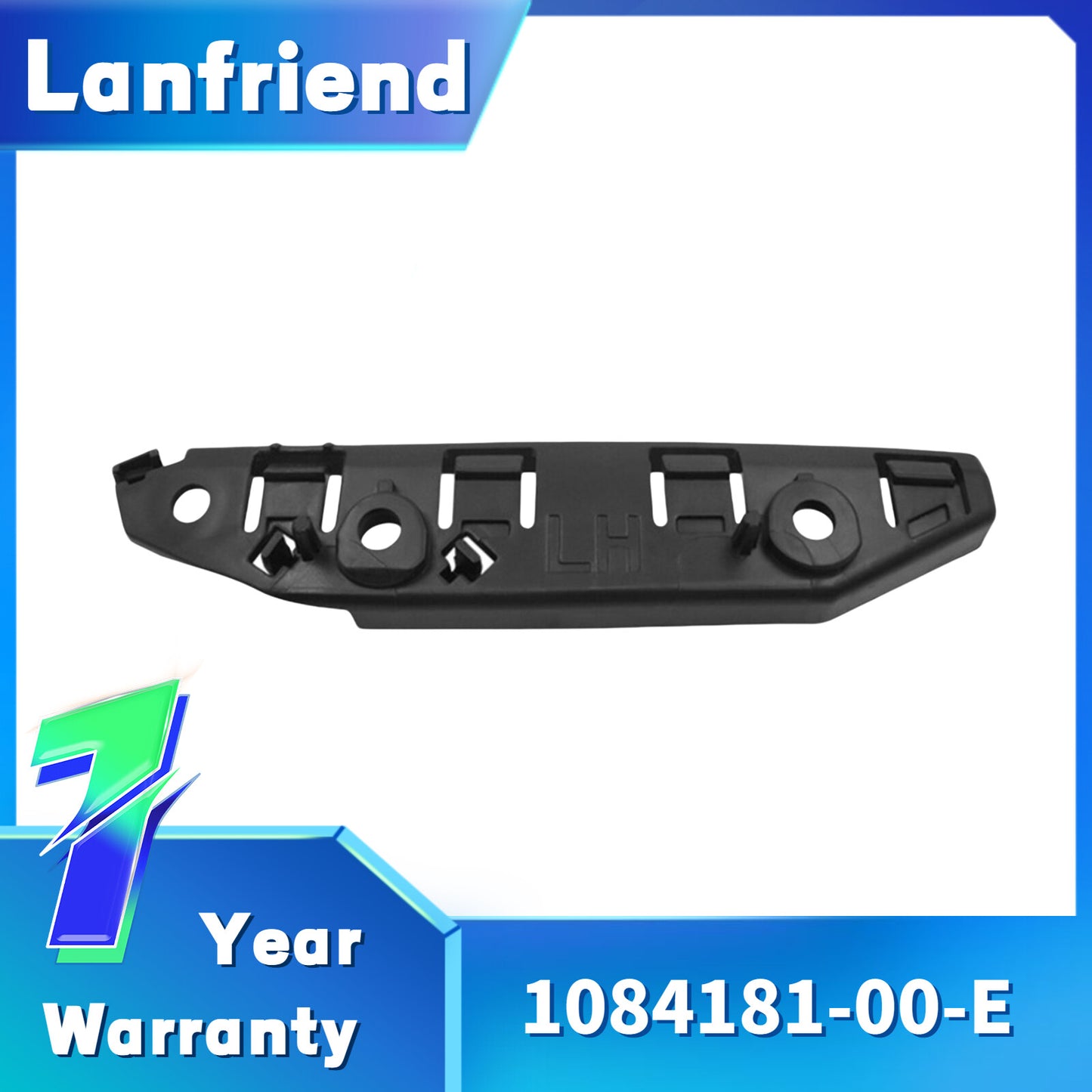 1084181-00-E Front Bumper Side Bracket Fender (Left) for Tesla Model 3