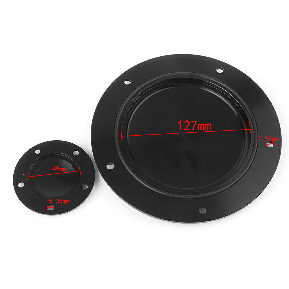 CNC 5 Hole Clutch Cover &Timing Timer Covers Fit for Harley Twin Cam Silver Q
