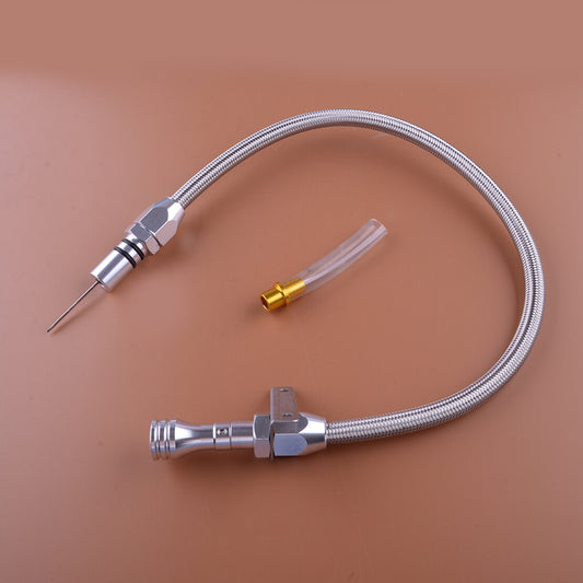 4L80E Stainless Flexible Transmission Dipstick Firewall Fit for GM for Chevy Use