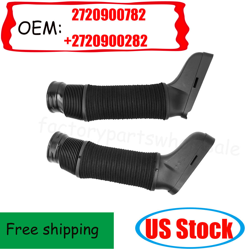 Left and right air intake hoses are suitable for Mercedes C300, C350, and E350. (2720901382-) n