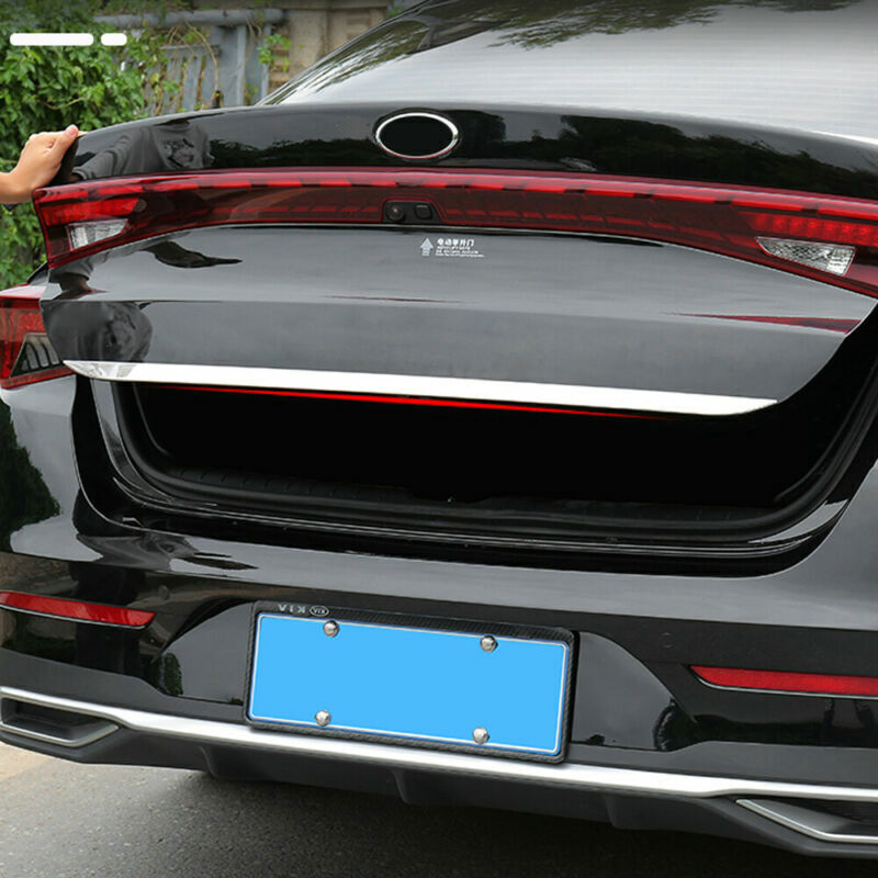 for Kia K5 2021-2023 Chrome Rear Trunk Lid Tailgate Door Strip Trim Stainless