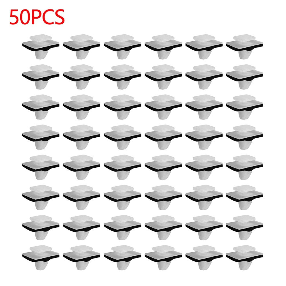 50x Nylon Moulding Clips Rocker Panel Retainer W/ Sealer for Hyundai 87756-2E000 v