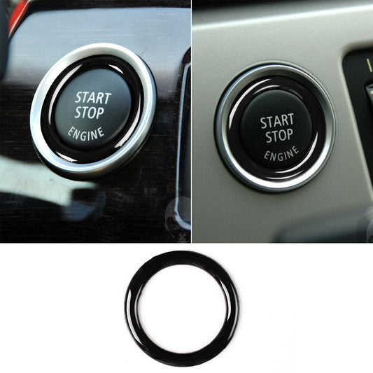 Black Engine Start Stop Button Cover for BMW 3 Series E90 E92 E93 Z4 E89 2009-12