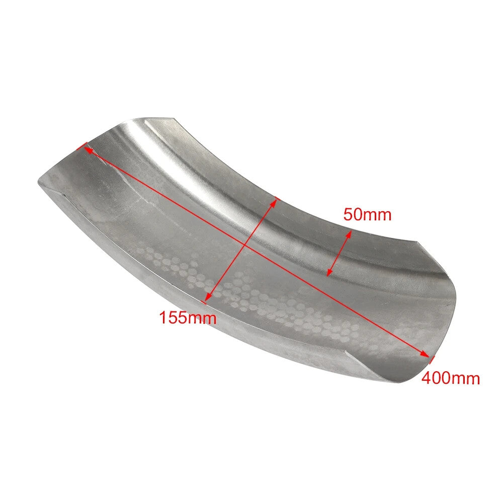 Universal 6.1 Flat Short Rear Fender Mudguard For Most Motorcycle Models