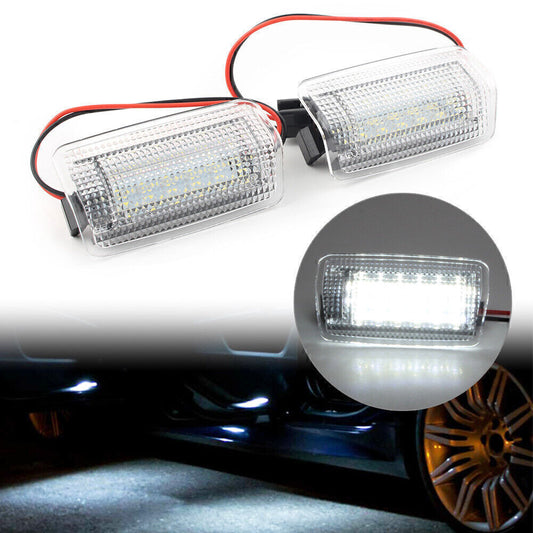 Pair LED Side Door Courtesy Lights Welcome Lamp for Toyota for Lexus Lamps White