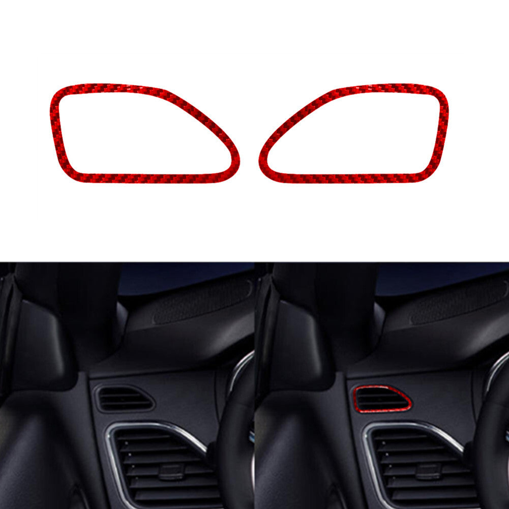 Carbon Fiber Passenger Dash Glove Box Cover Trim For Explorer 2020-2023 v