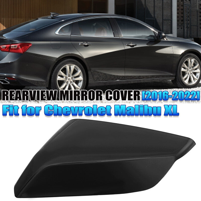 For 2016 - 2020 for Malibu Driver Side Mirror Cover Black Replacement - v