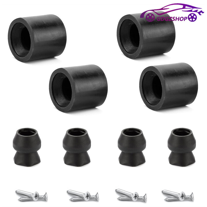 4 Set Trailer Door Holder Kit Low Profile Bumper Door Holder for Most RV Trailer Q