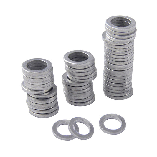 50Pcs Engine Oil Drain Plug Crush Washer Seal O-Ring Gasket 11.9mm ID. 19.7mm OD Q