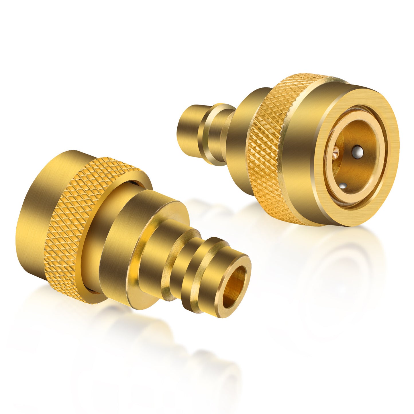 Adjustable R134A to R1234YF Quick Couplers Kit Adapter High Low Side Connection n