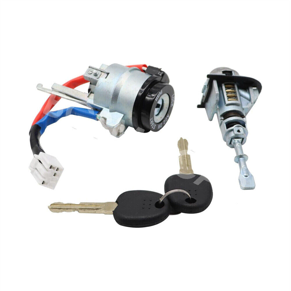 Galvanised Ignition Switch Door Lock Cylinder 2 Keys Fit for Kia Forte 2009-2022