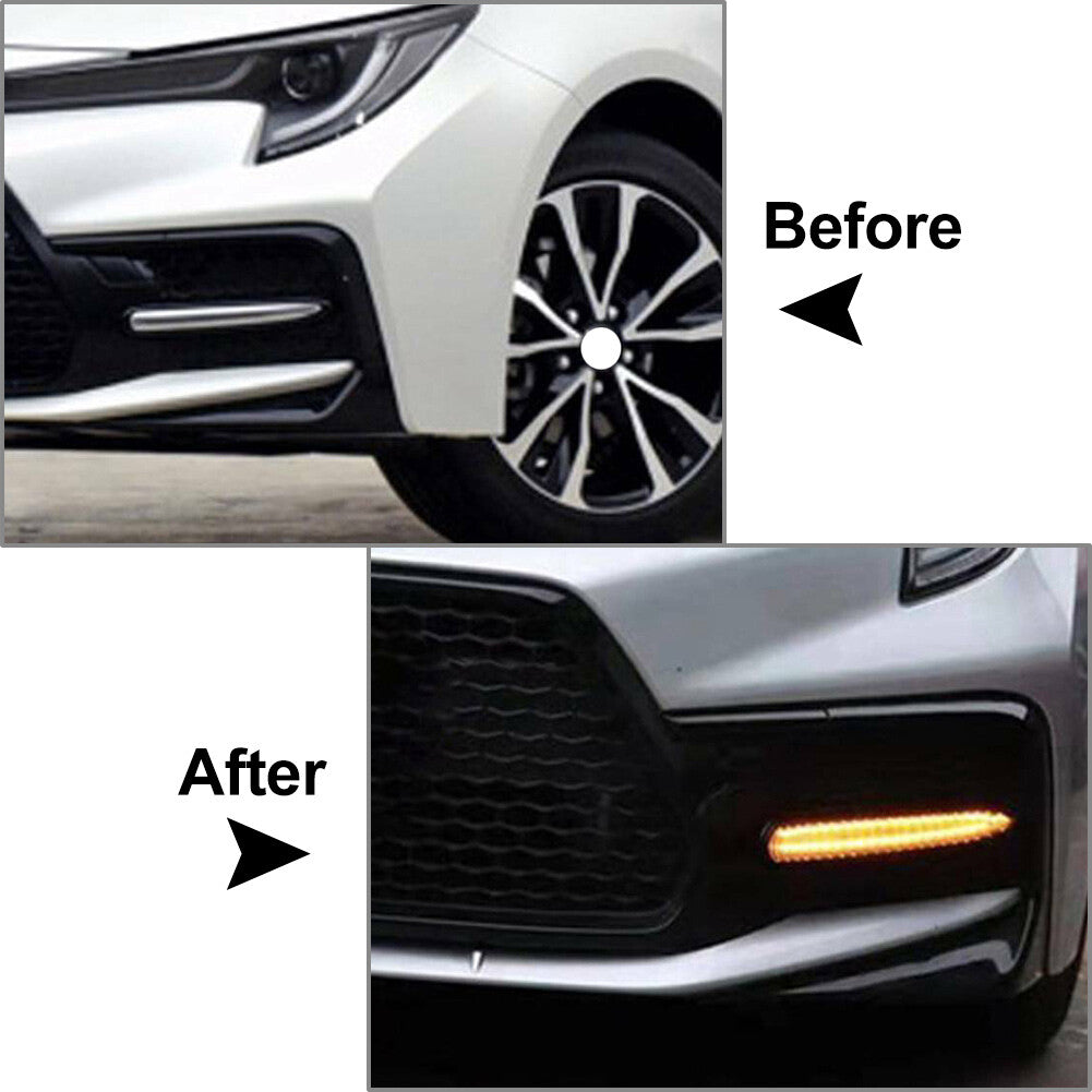 Daytime Running Light DRL Turn Signal Light for Toyota for Corolla SE XSE 2020-23