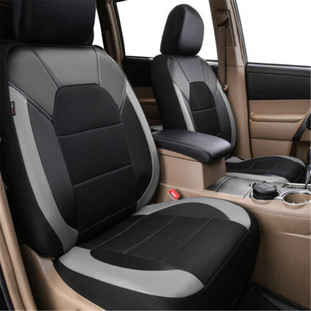5 Seats Automobile for Seat Cover Car Cushion Protector Black/Gray Fit For Truck for SUV