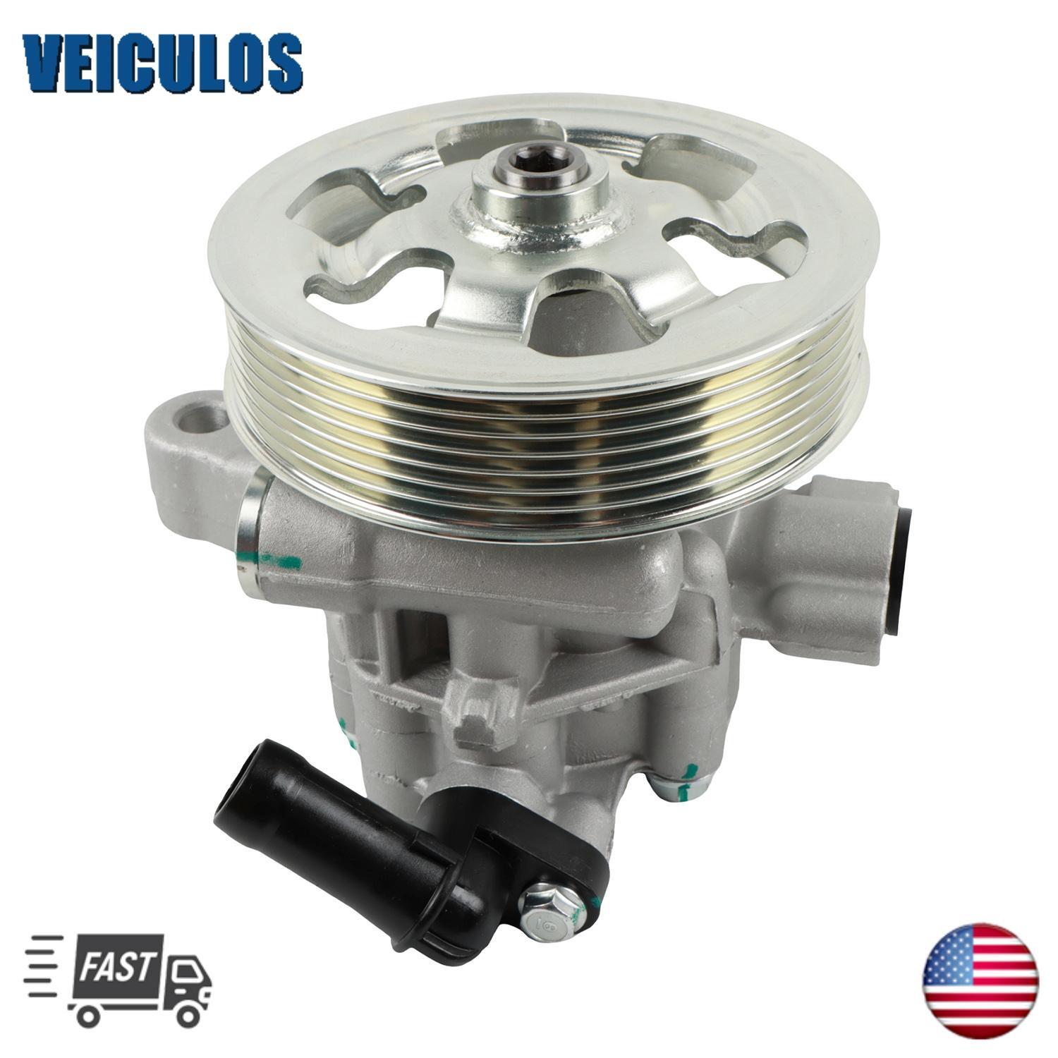 Power Steering Pump with Pulley for 2008 2009-2012 for Honda Accord L4 2.4L 21-5495