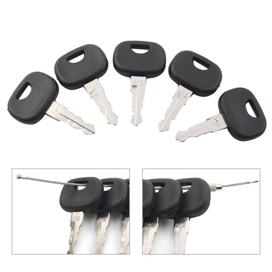 202 Ignition Keys 5 PCS for Volvo Wheel Loader For Heavy Equipment