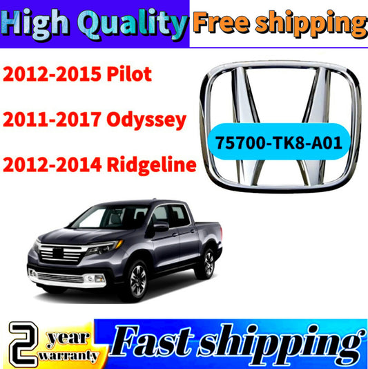 Front grille badge 75700-TK8-A01 is suitable for Pilot 12-15 Odyssey 11-17 Ridgeline 12-14