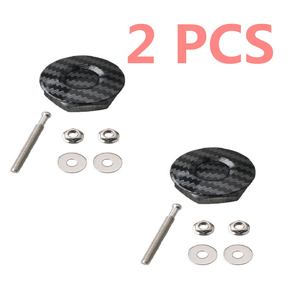 2 Carbon fiber quick-release button cap, pin cap, lock clip, anti-collision lock - n
