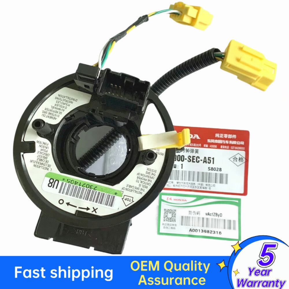 equipment manufacturer ( ) new, clock springs for 2003-2007 for Honda Accord 2.4L and 3.0L models.