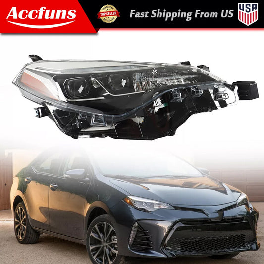 Headlight assembly headlight Psaaenger right side applicable to 2017-2019 for Corolla - n