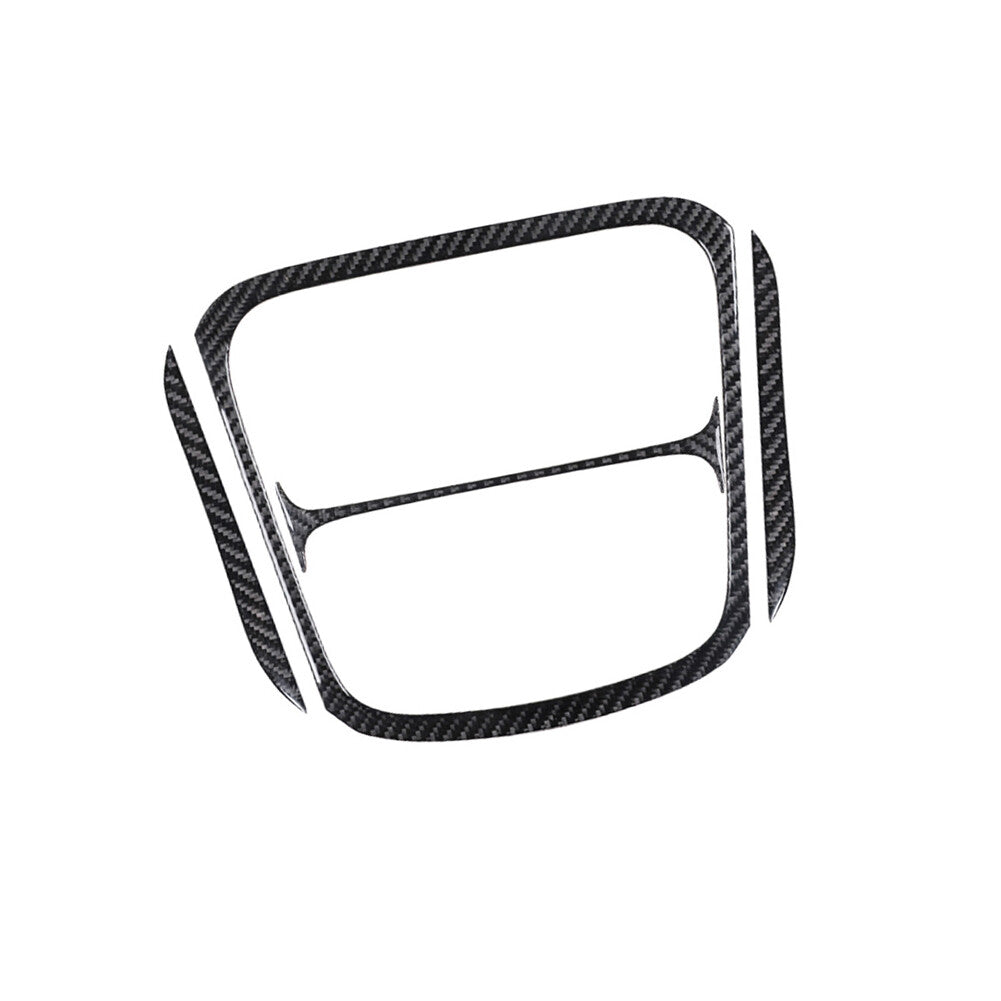 for Honda Odyssey 2005-2010 Carbon Fiber Interior Front Cupholder Cover Trim Red v