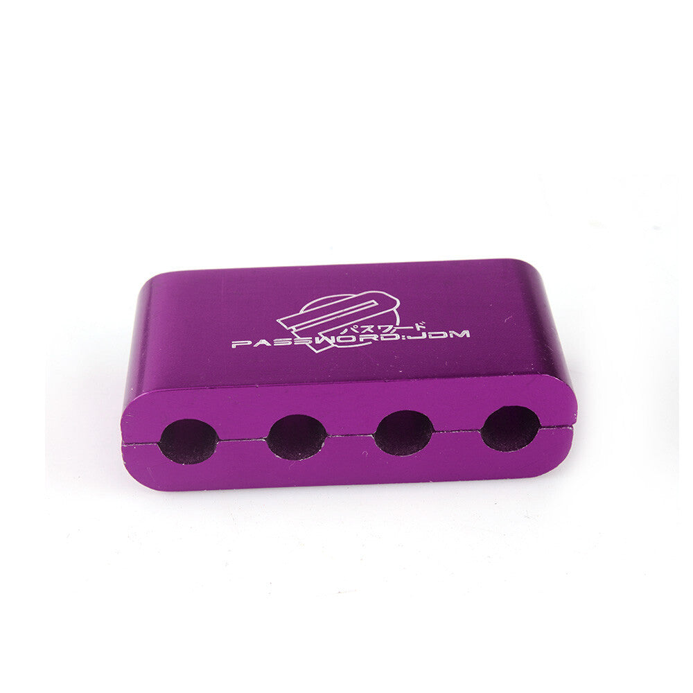 Electrical Wire Clamp Purple JDM Spark Plug Separator Line Ignition Cable Clip Q