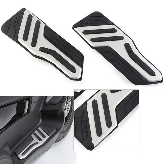 Foot Pedals Pegs Footrests Footpad Footboard for Yamaha T-MAX 560 2022 Silver