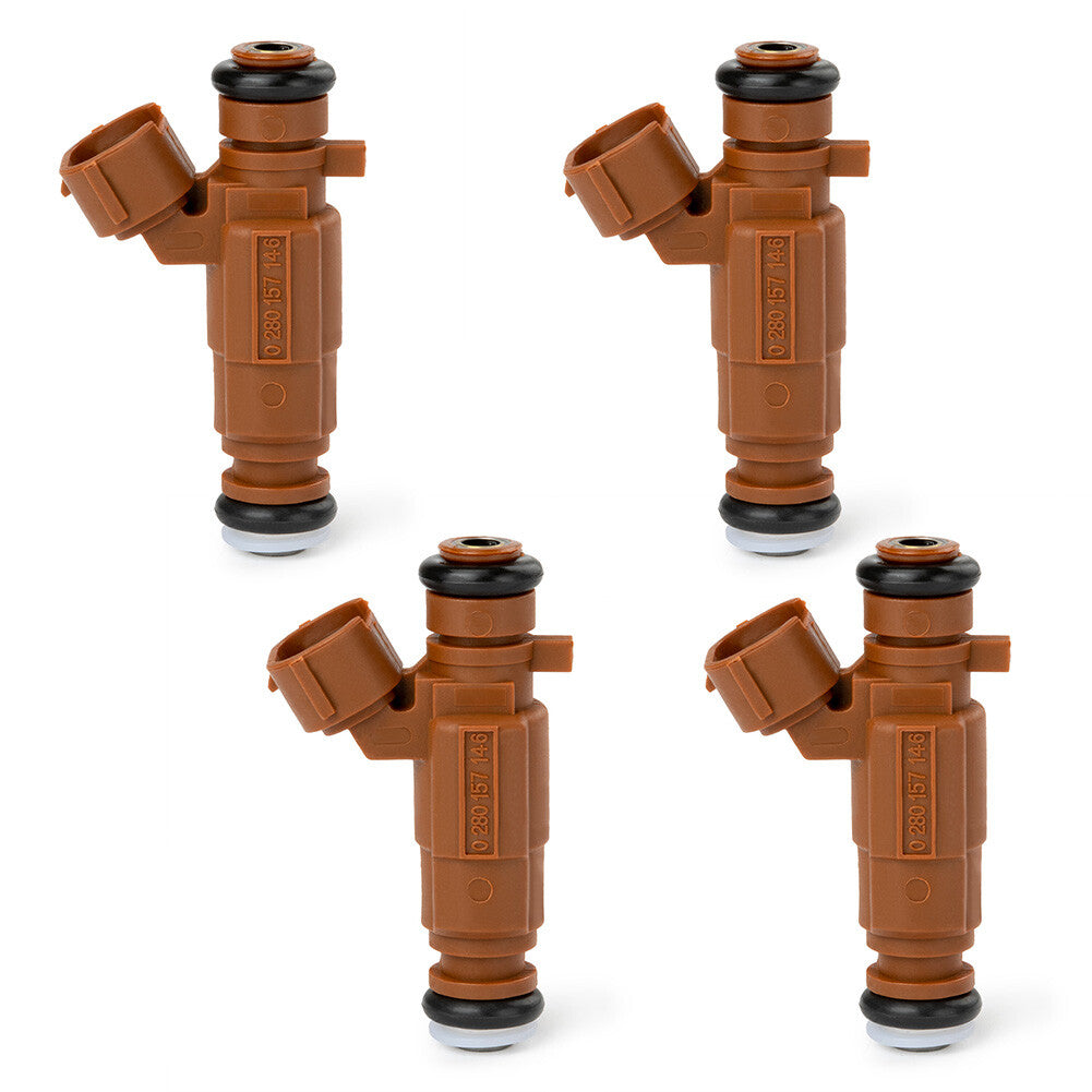 4-pack fuel injectors 16600-3RZ0A 0280157146 - new replacement parts for Nissan and for Renault .