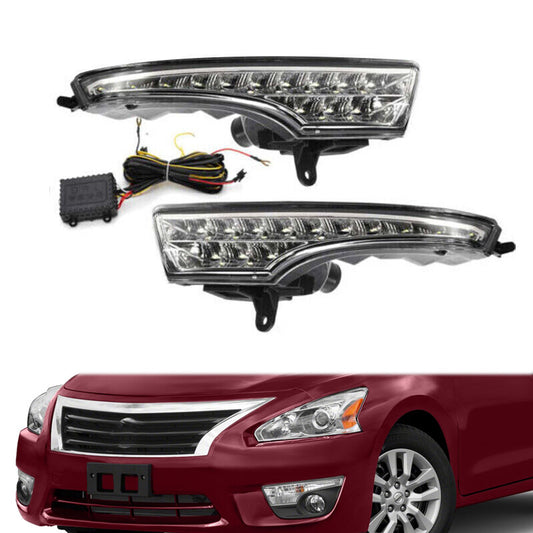 1 Set For 2013-2015 Teana Altima Fog Light LED Daytime Running Lamp v