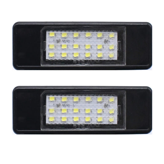Two LED license plate lights suitable for Peugeot 207, 307, 3008, for Citroen C3, C4- n