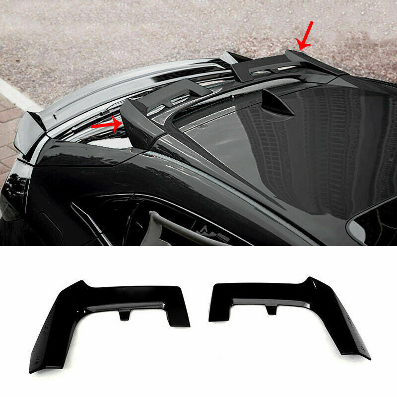 for Honda for Civic Hatchback 2016-2021 Roof Spoiler Black Rear Window Splitter Wing