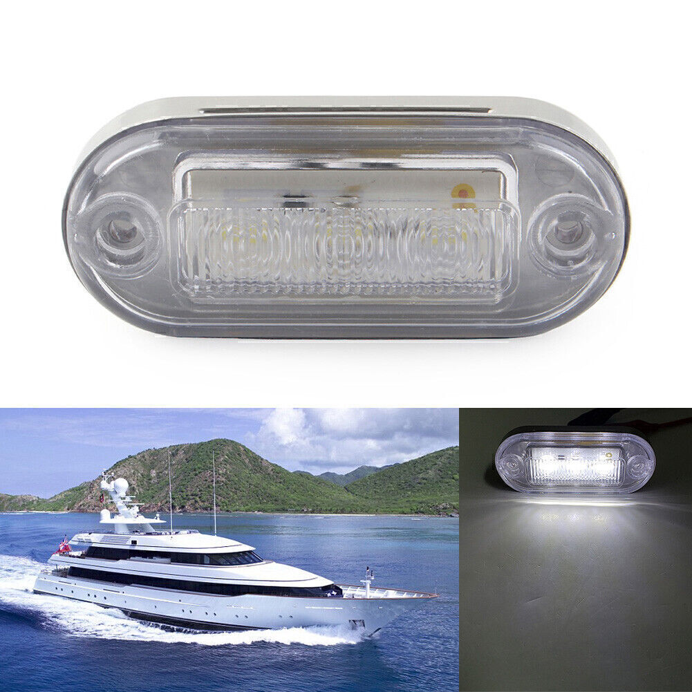 1pc 3528 SMD 12V LED Signal Light Lamp Fit Truck Trailer RV Boat White n