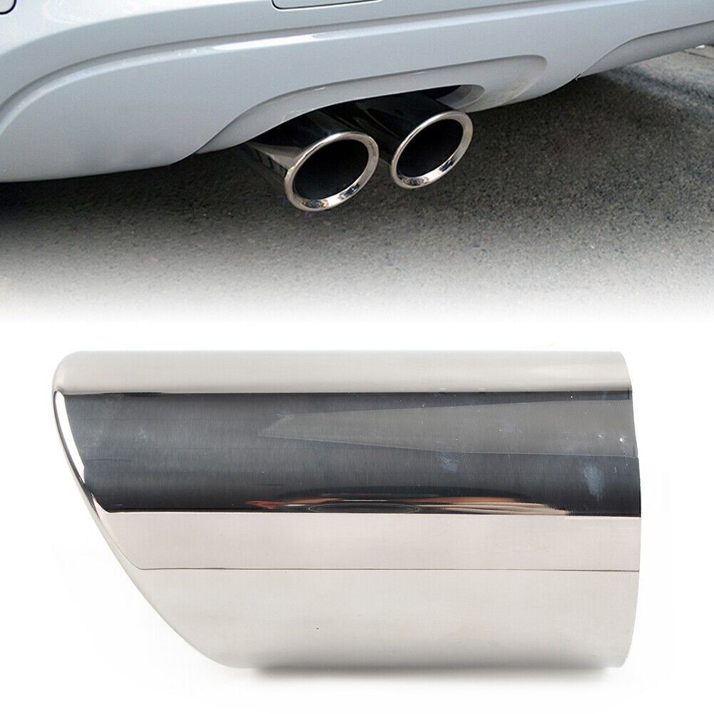 Car Stainless Steel Rear Exhaust Pipe Tail Muffler Tip Fit for Audi Q7 2009-2021 Q
