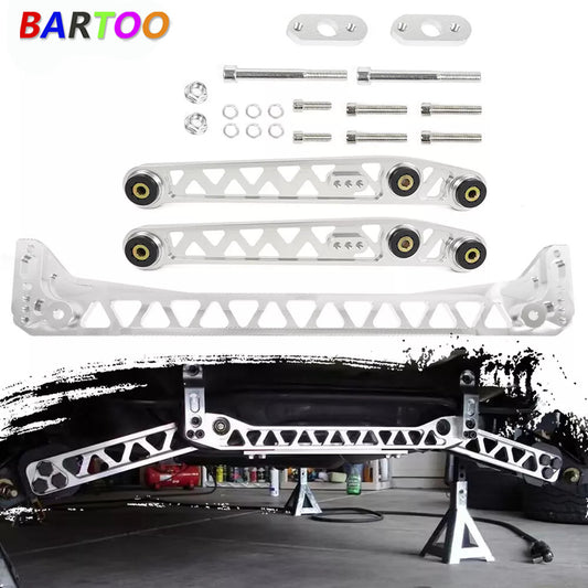 for Honda for Civic 96-00 EK Racing Billet Rear Lower Control Arm + Subframe Brace Q