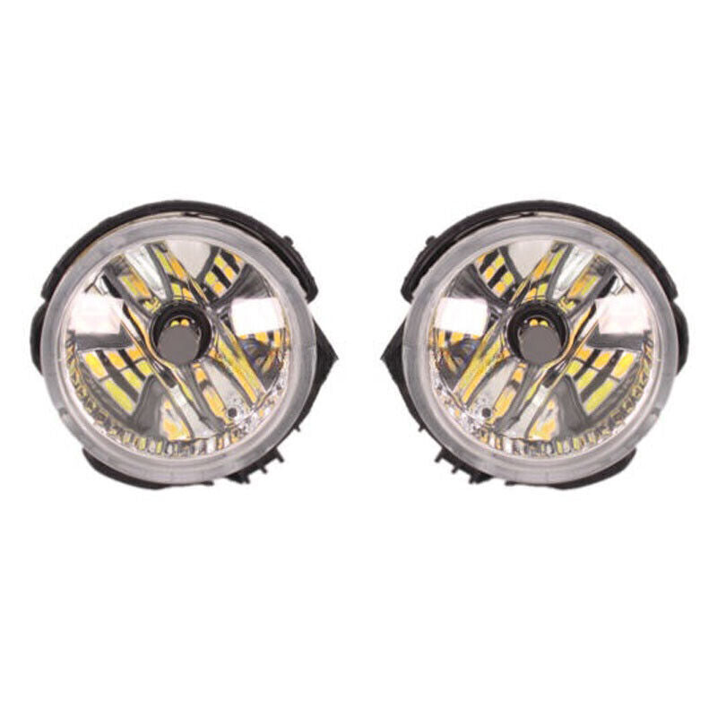 1 Pair For 2008-2013 for Subaru Forester LED 2Pcs Front Fog Lights Fog Lamps W/Bulbs v