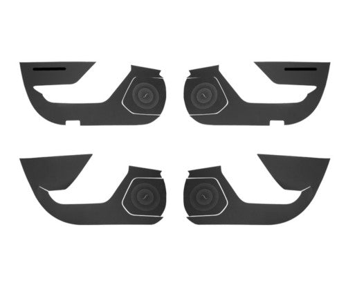 For Highlander 2020-2023 Black Glass Window Lock Control Switch Stickers v