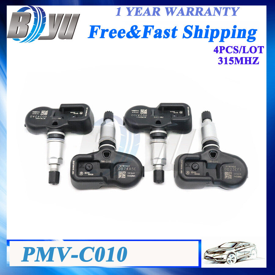 Set of 4PCS TPMS 42607-30060 PMV-C010 New Tire Pressure Sensor for Toyota for Lexus