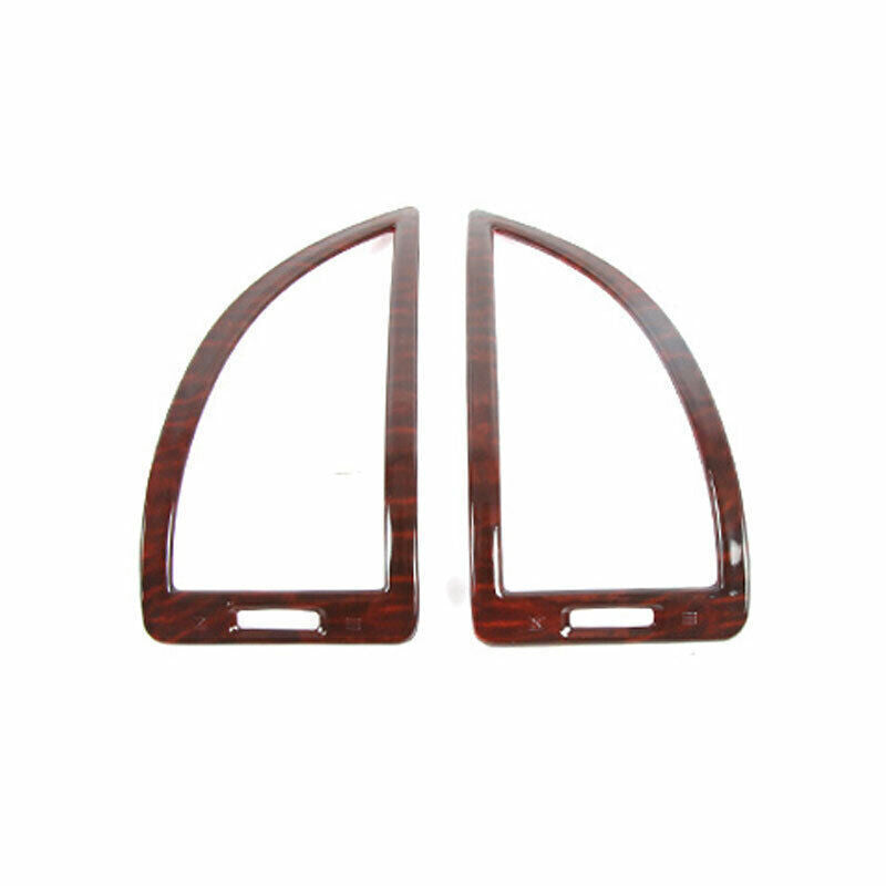 LR AC Air Outlet Vent Cover Trim for Nissan Armada Y62 2017-2020 Red Wood Grain