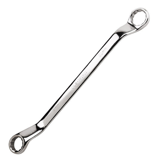 22mm-24mm Metric Double Ended Ring Obstruction Spanner Wrench 75 Offset 12 Sided