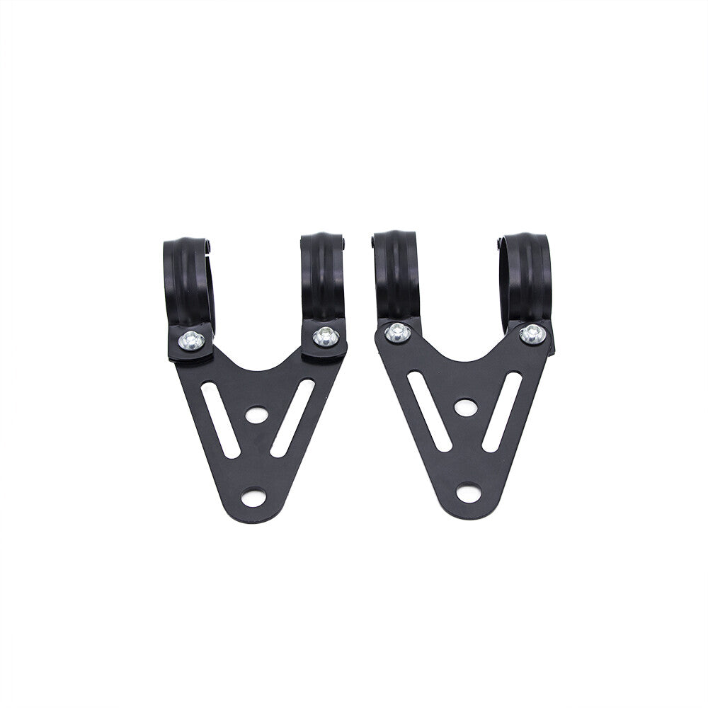 34mm-60mm Motorcycle Metal Headlight Mount Bracket Turn Signal Light Fork Clamp Q