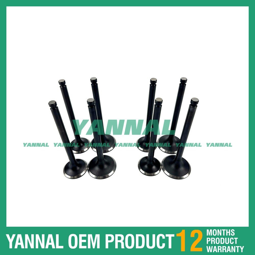 8 intake and exhaust valves for Yanmar 4TNV88 engine skid steer loaders