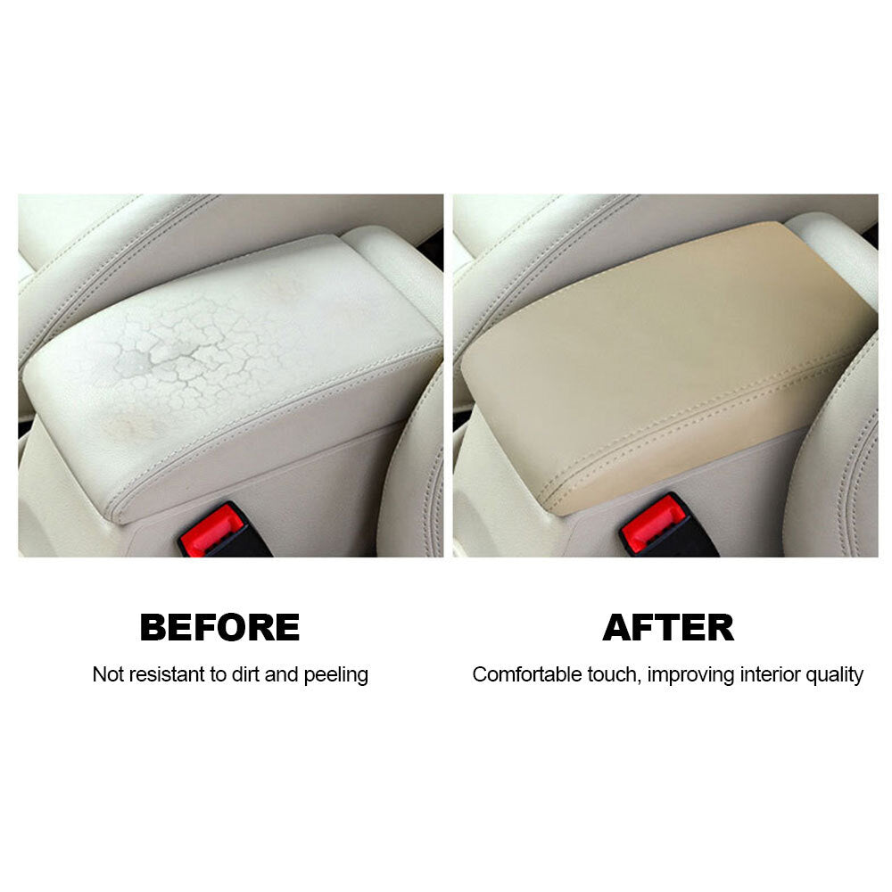 Fit 10-16 for Tiguan MK1 Center Console Armrest Box Protective Cover, Beige - n