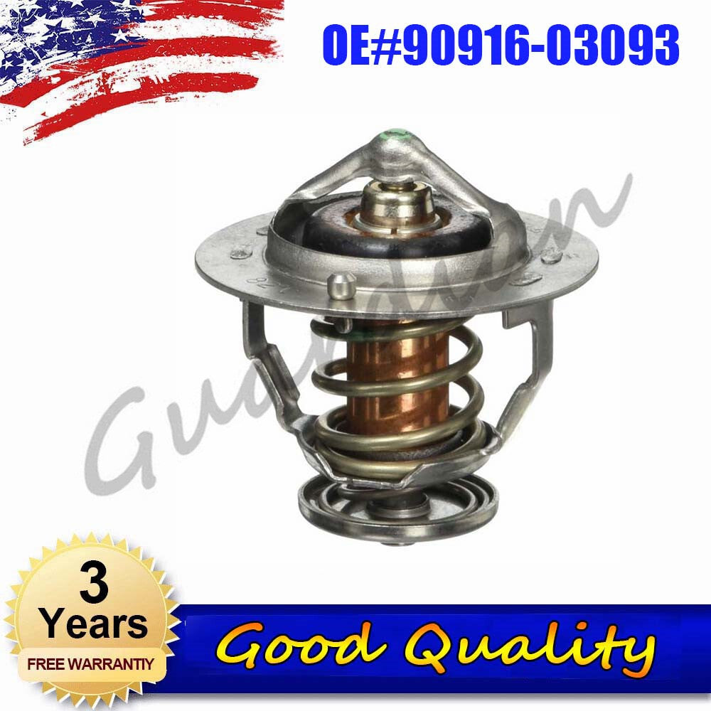 Thermostat with gasket 90916-03093 suitable for Toyota Yaris, Tacoma, Supra, Prius, and Echo