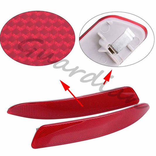 Pair Red Rear L+R Bumper Reflector Light 63217158949 63217158950 for BMW X5 E70
