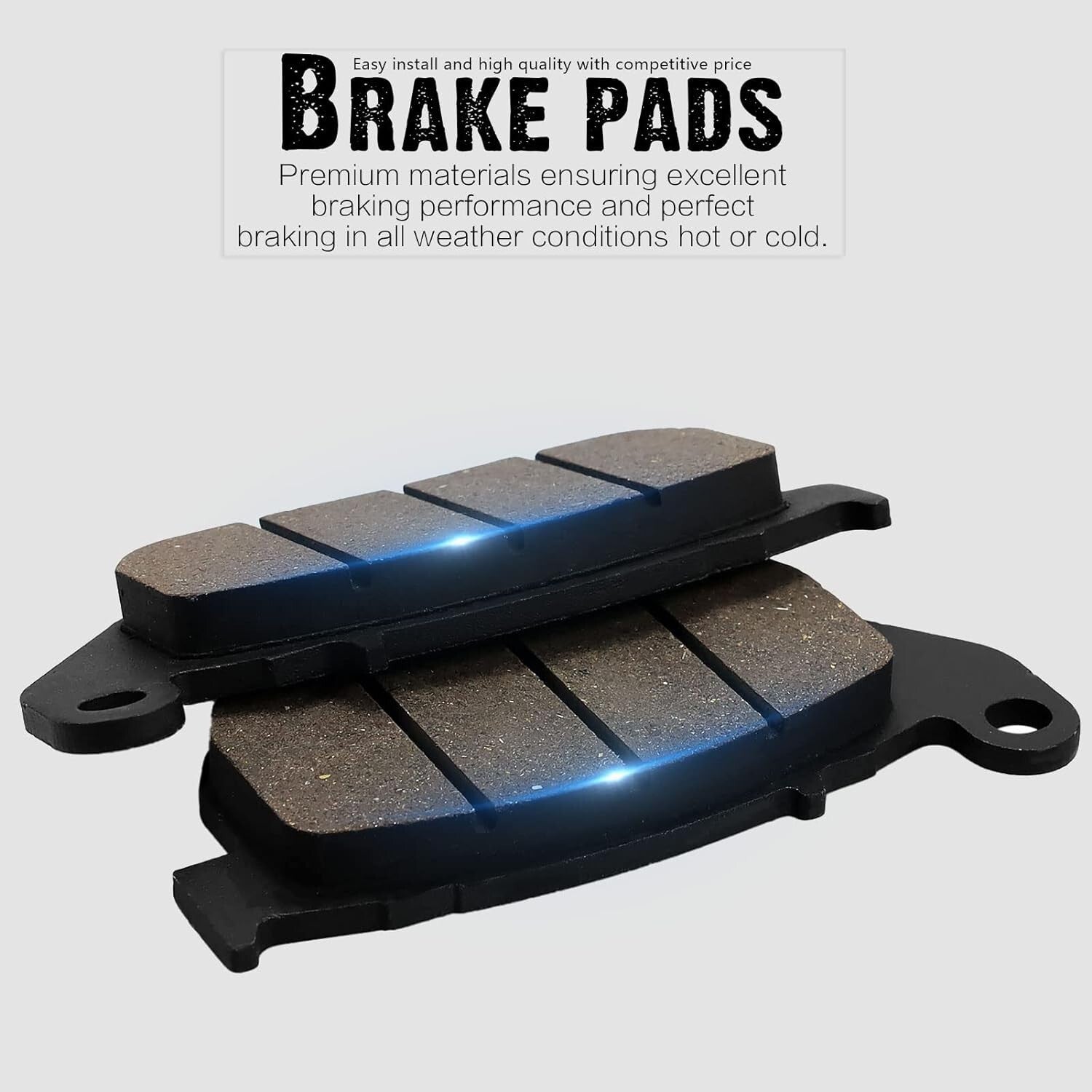 Brake Pads for Harley Davidson XL883R Sportster 2005-2013 XL883R Roadster 10-13
