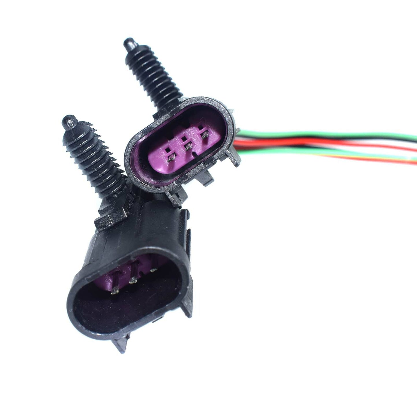 2-Pack Quad Halogen Headlight Wiring Harness 68193062AB for for Dodge for Ram 1500- v